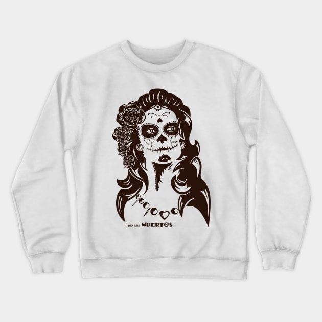 Dia de los Muertos Crewneck Sweatshirt by Fran6